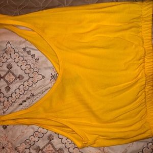 Yellow Crop top